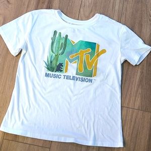 LAST CHANCE - MTV cactus graphic tee - women's